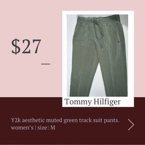 y2k aesthetic tommy hilfiger pants